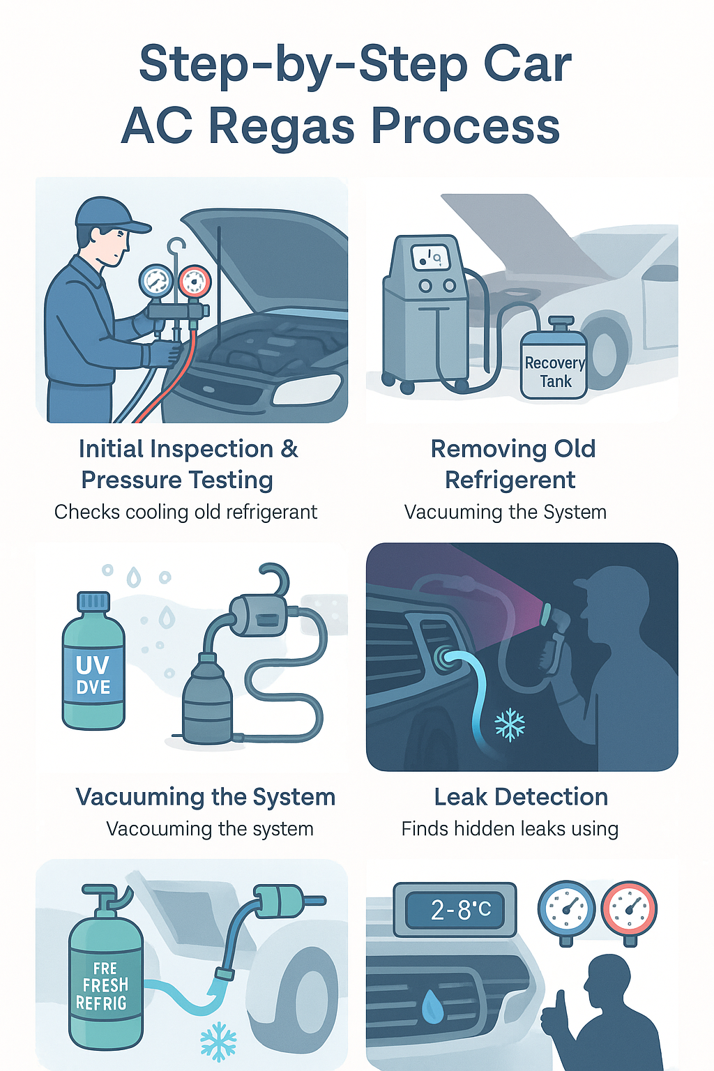 AC Regas Process Infographic
