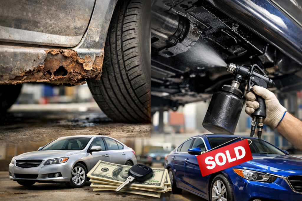 Rust-proofing for higher resale value