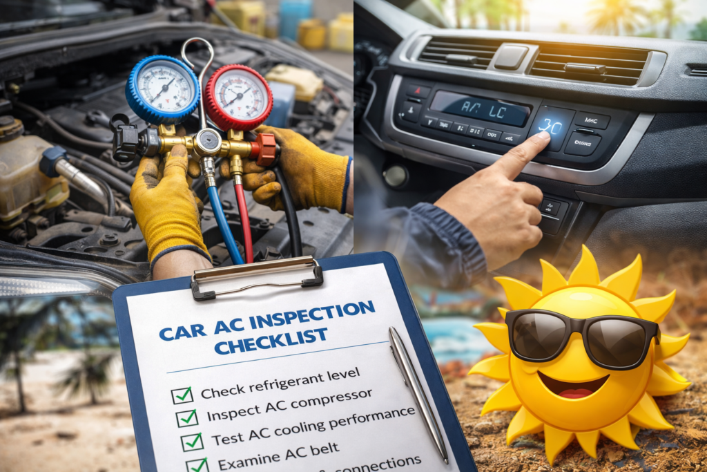 Summer car AC inspection essentials