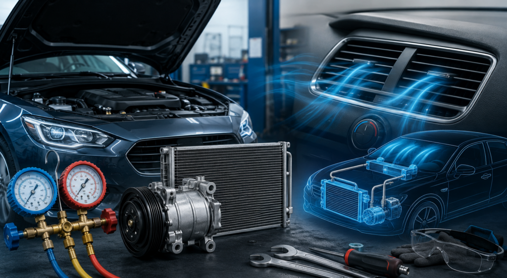 Car AC Repair Workshop Overview header image