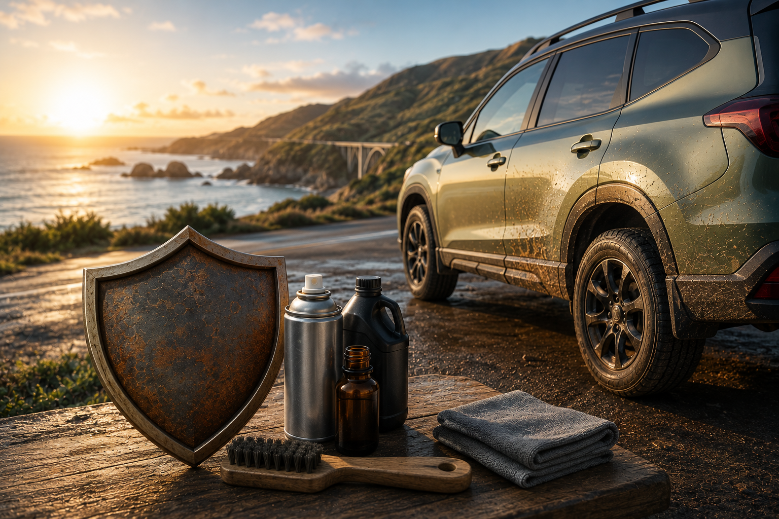 Scenic drive with car care essentials header image