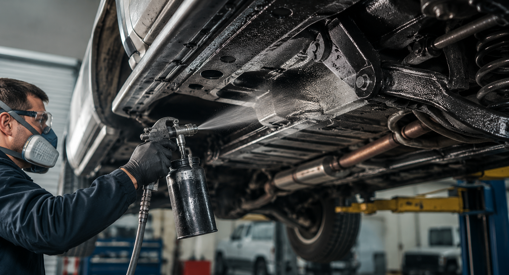 Undercarriage Rustproofing in the Garage header image