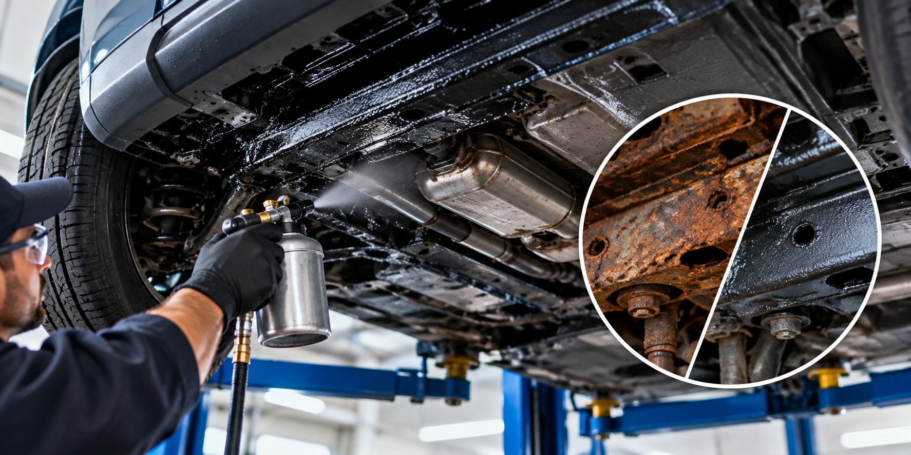 Underbody Rust Protection Before and After Header Image